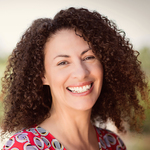 Women excited about her big curly human hair wigs